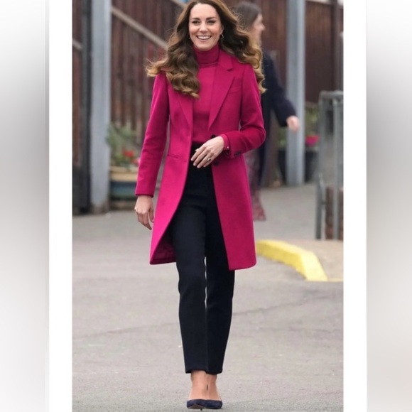 LK Bennett | Pants & Jumpsuits | Lk Bennett Cigarette Pants In Navy Aso  Kate Middleton